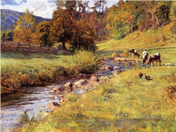  Diana Arte - Escena de Tennessee paisajes impresionistas de Indiana Theodore Clement Steele brook